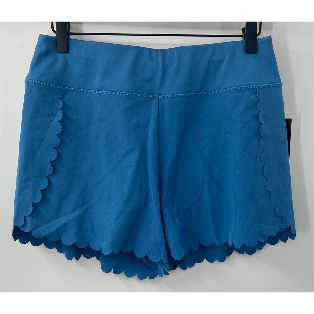 NWT Tuckernuck Sport Scallop Performance Jersey Marisa Lined Short Women S Blue